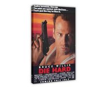Bruce Willis Die Série de films durs Poster sur toile Art déco pour chambre à coucher, dortoir, décoration de chambre, bureau, cadeau (60 x 90 cm)