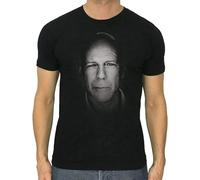 Bruce Willis T-Shirt Men Graphic Unisex Tee Shirt Black XXL