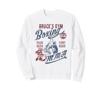 Bruce's Gym Boxe MMA Retro Design pour Le nom Bruce Sweatshirt