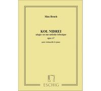Partitions classique EDITION MAX ESCHIG BRUCH M. - KOL NIDREI, OP. 47 - VIOLONCELLE ET PIANO Violoncelle