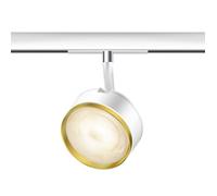Bruck Tuto Spot LED pour All-in Rail blanc/doré - 40° Ce luminaire comporte des modules à LED prémontés de classes énergétiques A A++, A+, A