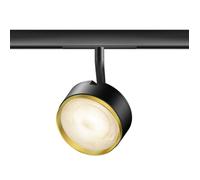 Bruck Tuto Spot LED pour All-in Rail noir/doré - 40° Ce luminaire comporte des modules à LED prémontés de classes énergétiques A A++, A+, A