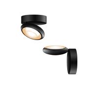Bruck Blop 3D Plafonnier/Applique- LED noir - 30° Ce luminaire comporte des modules à LED prémontés de classes énergétiques A A++, A+, A