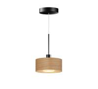 Bruck Cantara NAT 200 LV S Pendelleuchte, noir / abat-jour brillant