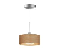 Bruck Cantara NAT 300 LV S Pendelleuchte, chrome mat / abat-jour brillant