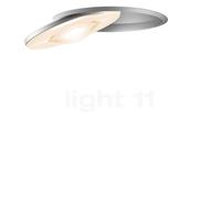 Bruck Euclid Plafonnier encastré LED chrome mat - pivotant , fin de série Ce luminaire comporte des modules à LED prémontés de classes énergétiques A A