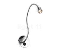Bruck Ledra Spot Flex Applique encastrée LED chrome brillant Ce luminaire comporte des modules à LED prémontés de classes énergétiques A A++, A+, A