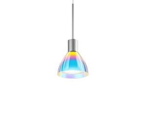 Bruck Silva Neo 110 Dicro LV OE, chrome mat / verre bleu-magenta