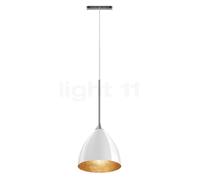 Bruck Silva Suspension pour All-in Rail - ø16 cm chrome mat/verre blanc/doré