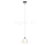 Bruck Silva Suspension pour Duolare Rail - ø11 cm chrome brillant, verre fumé
