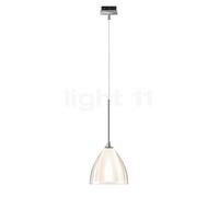 Bruck Silva Suspension pour Duolare Rail - ø16 cm chrome mat, verre fumé