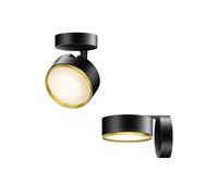 Bruck Tuto II Strahler/Spot, noir / gold