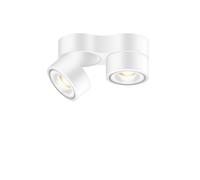 Bruck Vito Spot 75 LED 2 foyers blanc Ce luminaire comporte des modules à LED prémontés de classes énergétiques A A++, A+, A