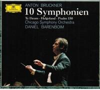 Bruckner-10 Sympho-Te Deum-Helgoland-Psaume-Barenboim-Ch Orc Chicago Symphony Orchestra