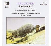 Bruckner, A. - Bruckner: Symphony No. 8 (1887 version, ed. Nowak) / Symphony No. 0 "Die Nullte" by Bruckner, A. (1998) Audio CD
