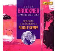 Bruckner : Symphonies N°4 et N°5 / Rudolf Kempe