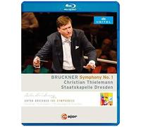 Bruckner:Symphony No. 1 [Staatskapelle Dresden; Christian Thielemann] [C Major Entertainment: 744704] [Blu-Ray] [Region A & B & C]