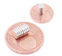 Brudazon | 20 Mini Aimants Disques 5x1mm | N52 Niveau Le Plus Forte - Aimants en néodyme Ultra Fortes | Aimant de Puissance pour modélisme, Photo, Tableau Blanc | Disque Extra Forte