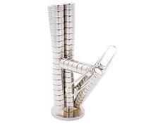 Brudazon | 35 Mini Aimants Disques 8x4mm | N52 niveau le plus forte - Aimants en néodyme ultra fortes | Aimant de puissance pour modélisme, photo, tableau blanc | Disque extra forte