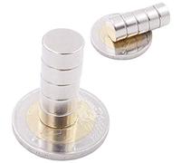 Brudazon | 40 Mini Aimants Disques 10x5mm | N52 Niveau Le Plus Forte - Aimants en néodyme Ultra Fortes | Aimant de Puissance pour modélisme, Photo, Tableau Blanc | Disque Extra Forte