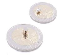 Brudazon | 50 Mini Aimants Disques 4x4mm | N52 niveau le plus forte - Aimants en néodyme ultra fortes | Aimant de puissance pour modélisme, photo, tableau blanc | Disque extra forte