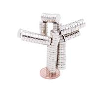 Brudazon | 50 Mini Aimants Disques 7x2mm | N52 niveau le plus forte - Aimants en néodyme ultra fortes | Aimant de puissance pour modélisme, photo, tableau blanc | Disque extra forte
