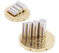 Brudazon | Ensemble de 50 Mini Aimants Disques 1x1mm + 2x1mm + 3x1mm + 4x1mm + 5x1mm | N52 Aimants en néodyme Ultra Fortes | Aimant de Puissance pour modélisme | Disque Extra Forte