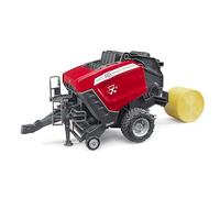 Bruder 02039 - Presse à balles Rondes Massey Ferguson RB 4180 V - Machine de récolte, Ferme, Tracteur, balles de Paille