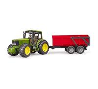 bruder 02057 - John Deere 6920 avec remorque à benne basculante, ferme, tracteur, camion-benne