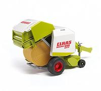 bruder 02121 - Presse à balles rondes Claas Rollant 250, remorque de tracteur, balles rondes