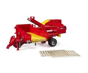 bruder 02130 - Arracheuse de pommes de terre Grimme SE 75-30 | Comprend 80 fausses pommes de terre, compatible avec les tracteurs de la série Profi, échelle 1:16