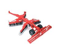 bruder 02217 - Déchaumeur à disques Kuhn discover XL | Châssis de déchaumeur à 4 disques avec 54 disques rotatifs, accessoires pour tracteur, jouets de ferme, échelle 1:16