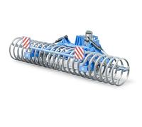 bruder 02222 - LEMKEN Frontpacker Vario Pack K, Remorque pour tracteur, Ferme, Agriculture