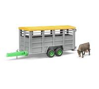 Bruder Remorque à bétail avec 1 vache 1:16