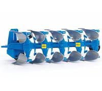 bruder 02331 - Charrue réversible pour tracteurs | Charrue jouet pour ferme, agriculture, échelle 1:16