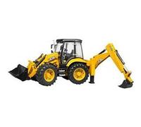 Bruder - 02454 - véhicule miniature - modèle simple - tractopelle jcb 5cx