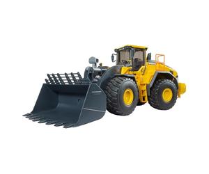 bruder 02458 - Chargeuse sur pneus Volvo L260H | Chargeuse à godet frontal, engin de chantier, jouet de chantier, échelle 1:16
