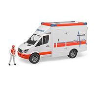 BRUDER - 02536 - Véhicule Ambulance MERCEDES BENZ Sprinter avec ambulancier