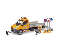 Bruder Mb Sprinter Works Module With Accessories L+s 02677 Argenté