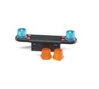 bruder 02801 - Accessoires Module Light & Sound Trucks avec 4 fonctions, piles - 1:16 Bruit de moteur, sirène de police, service de secours, camion, Sprinter, ramassage des ordures, chasse-neige