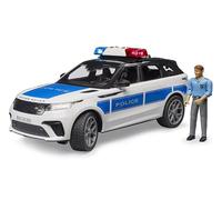 Bruder Modèle réduit de voiture Range Rover Velar, véhicule de police avec agent, lumières et sons