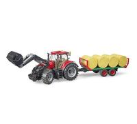 Bruder Modèle réduit de voiture Case IH Optum 300CVX avec chargeur frontal