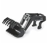 bruder 03333 - Chargeur frontal pour tracteur Série 3000, accessoires pour tracteurs, pelle, fourche