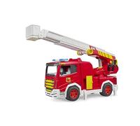 Bruder 03472 - Roadmax Camion de Pompiers avec échelle pivotante - Véhicules pour Enfants, camions, camions de Pompiers, véhicules d'intervention, Jouets à partir de 2 Ans