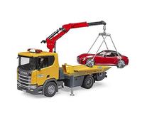 Remorqueuse Scania Super 560R avec module son et lumière et véhicule Roadster - BRUDER - Jouet pour enfant
