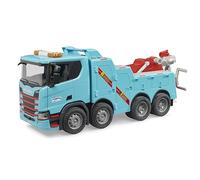 bruder 03553 - Scania Super 560R, camion de dépannage et de remorquage | Camion avec module lumière et son, dépanneuse, fourgon, véhicules, jouets à partir de 4 ans, échelle 1:16