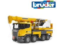 BRUDER Camion Scania R-Serie avec grue Liebherr intégrée