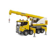 Bruder Camion-grue Scania Super 560r Liebherr avec lumière et son