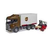 Bruder 03582 Scania Super 560R UPS Logistics Truck avec chariot l vateur