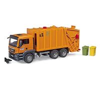 bruder 03760 - Camion-poubelle MAN TGS avec 2 poubelles